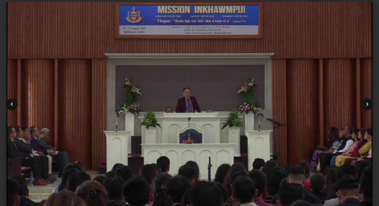 Lunglei khawpuia Pastor Bial pathum huapin Mission Inkhawmpui neih a ni.