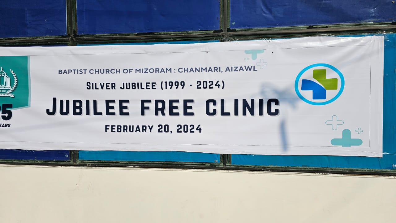 BCM Chanmari, Aizawl-in Kohhran Silver Jubilee denchhenin Free Clinic an buatsaih