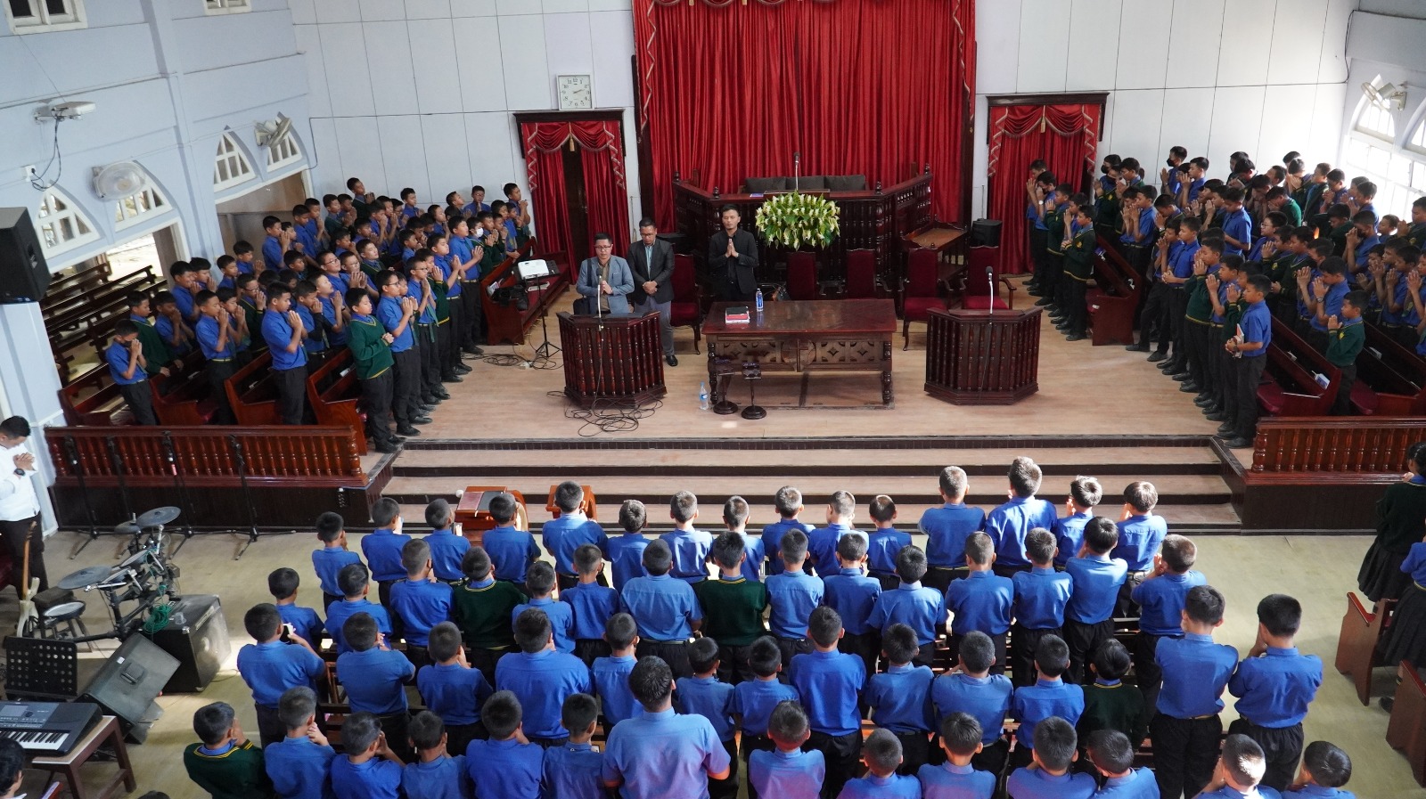 Baptist English School, Serkawn-in Gospel Meeting an nei.