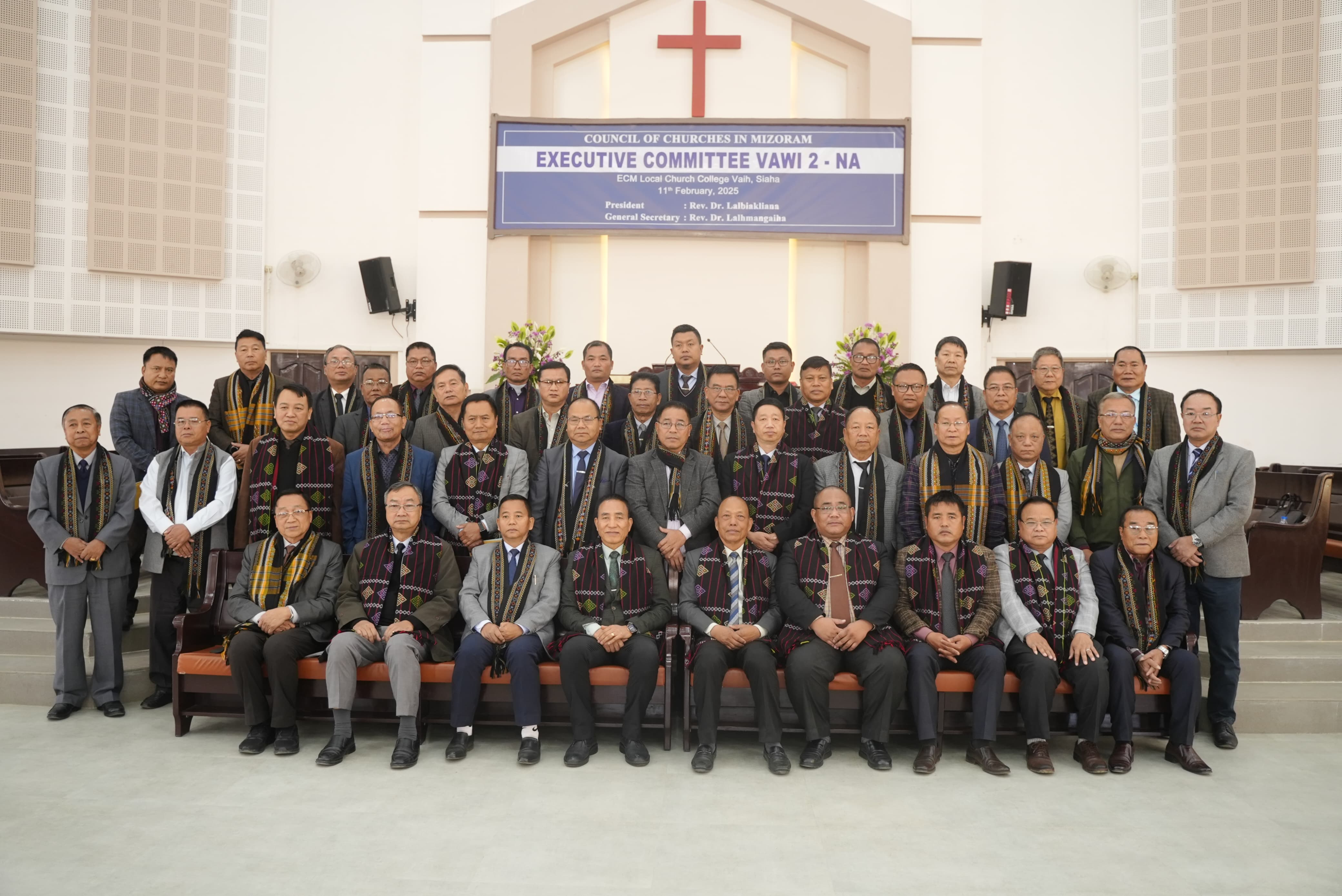 Council of Churches In Mizoram Executive Committee Meeting vawi hnihna neih a ni.