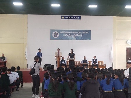 BHSS in Felicitation Programme an hmang.