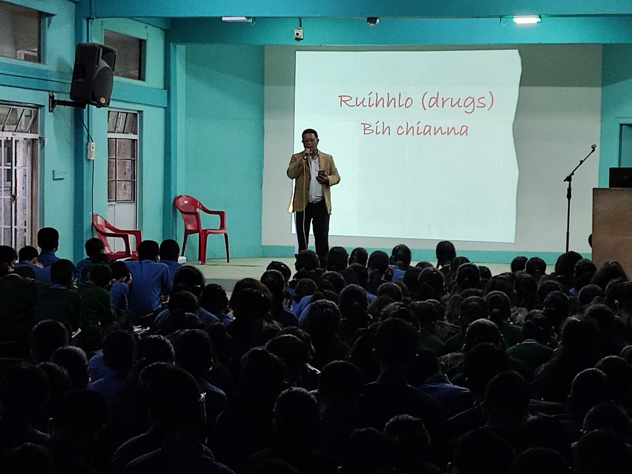 Baptist English School, Serkawn Naupangte zingah Drugs Awareness Campaign neih a ni.
