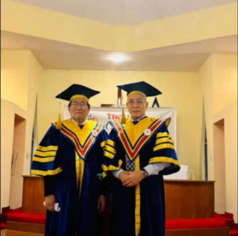 Rev. R. Lalbiakliana leh Rev. F. Sangvela ten Honorary Doctorate an dawng