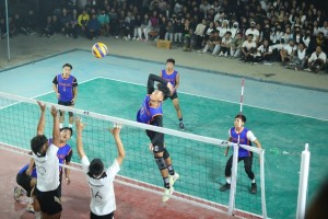 TKP Zohnuai Unit ten an kum 75-na Platinum Jubilee puala Lunglei Town TKP Volleyball Tournament a buatsaih chu zawh fel ani ta.