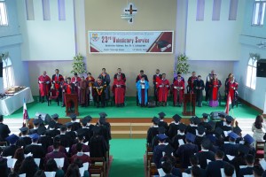 BCM Pathianthu zirna inpui, AICS zirlai kal chhuak tur te tirhchhuahna inkhawm, Valedictory Service Vawi 23-na neih a ni.