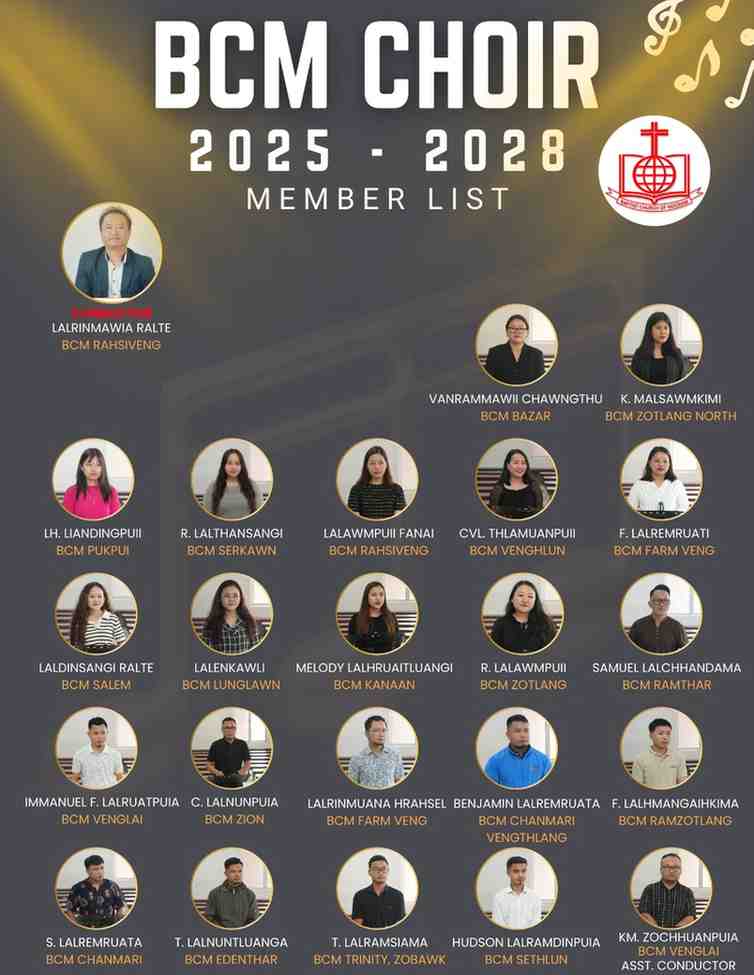 BCM Choir 2025-2028 lak fel ani ta