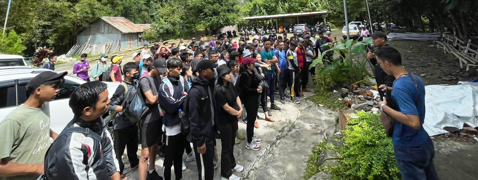 Aizawl Area TKP Meet neihna tur Pandal sak hnatlang rinpui neih a ni.